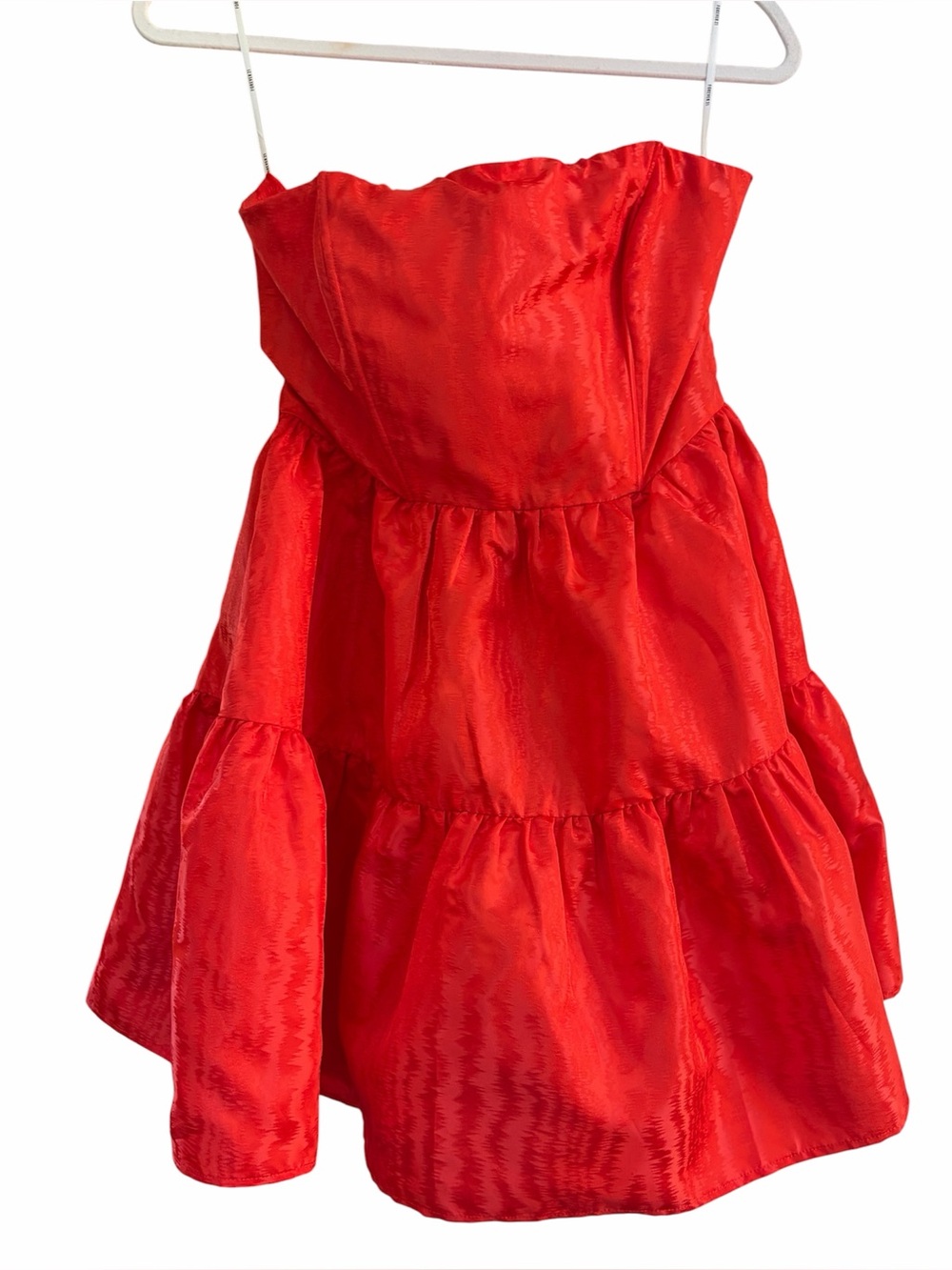 NWT Forever 21 Strapless Fiery Red Dress